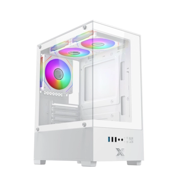 Thùng máy Case Xigmatek View Artic 3GF - White | Kèm sẵn 3 fan RGB (EN 44694)